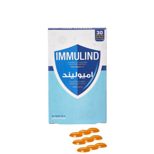 إيموليند أوميجا 3 - 30 قرص للمضغ-Immulind Omega 3 - 30 Chewables