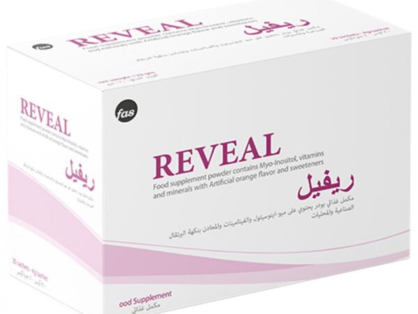 ريفيل مكمل غذائي لعلاج ملازمة تكيس المبايض- 30 كيس