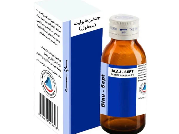 محلول الجنتيانا، المسة الزرقاء للجروح  Gentian