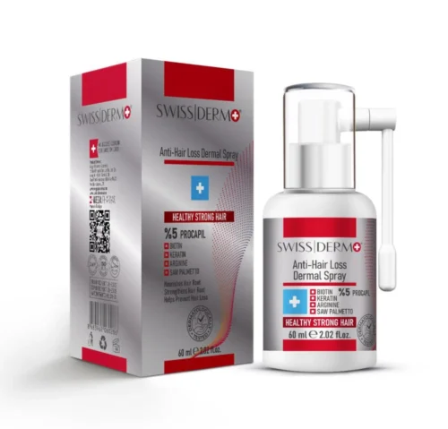 سويس ديرمو بخاخ 60 مل مضاد لتساقط الشعر swiss dermo anti-hair loss dermal spray 60 ml