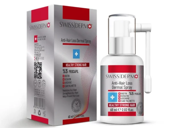 سويس ديرمو بخاخ 60 مل مضاد لتساقط الشعر swiss dermo anti-hair loss dermal spray 60 ml