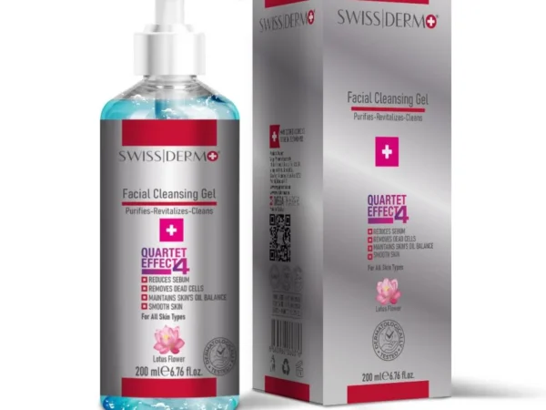 سويس ديرمو جل تنضيف الوجه 200 مل swiss dermo facial cleansing gel 200 ml