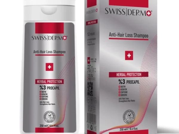 سويس ديرمو شامبو مضاد لتساقط الشعر 250 مل swiss dermo anti-hair loss shampoo 250 ml